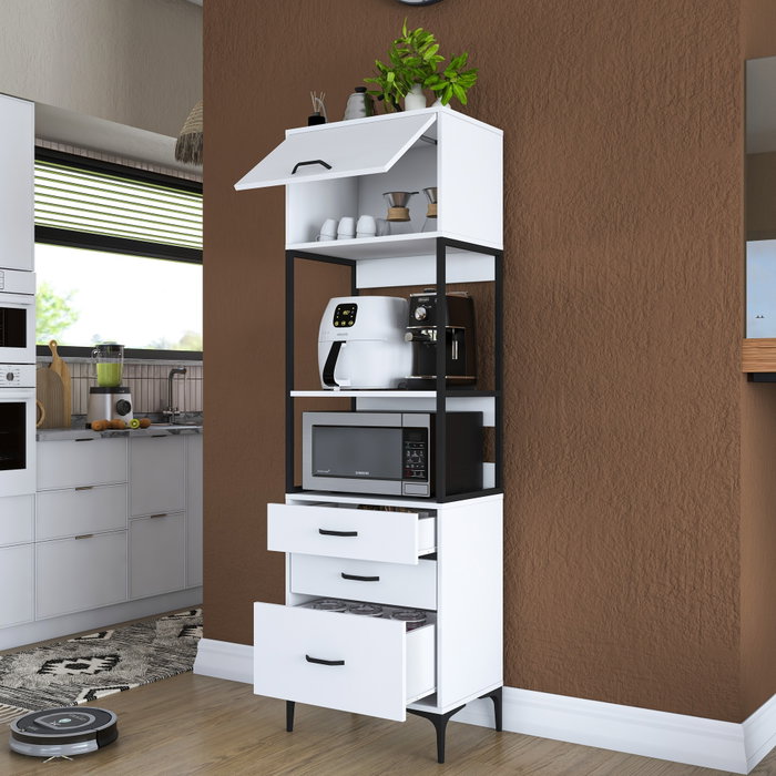 Hanah Home Gabinete Multipropósito Blanco JE135 - 3101